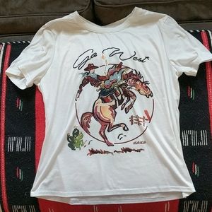 Graphic tee "Go West"